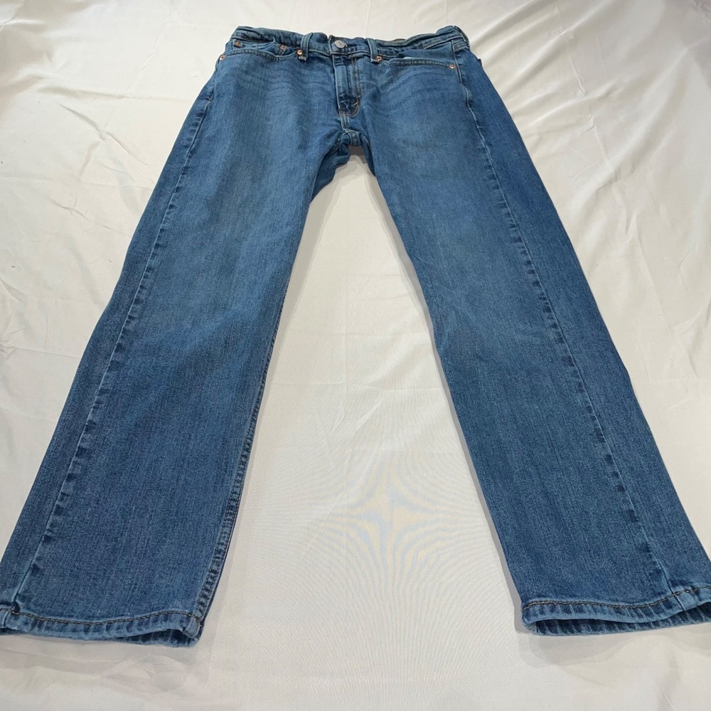 Levis 505 Regular Fit Jeans Mens 32x30 Blue Straight Leg Denim 00505-2538